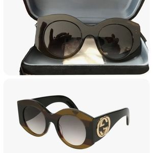 Gucci eyeglasses shades frames authentic Worn 1x Near Mint GG0177S